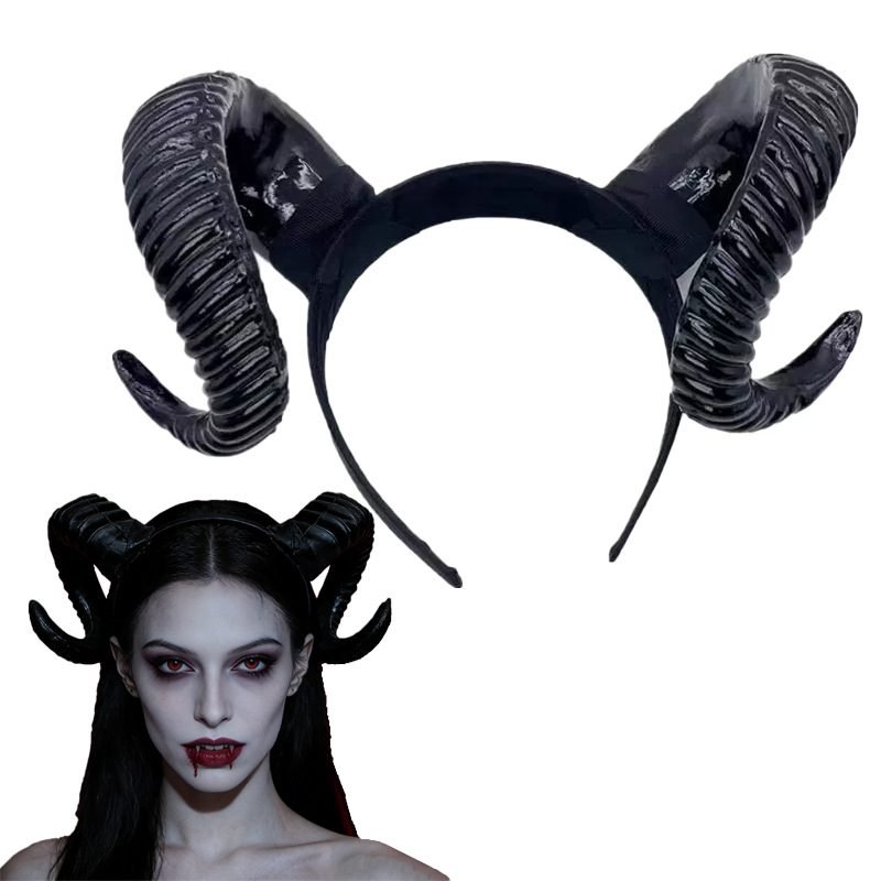 Bandeau Cornes de Démon Halloween Accessoire de Fête