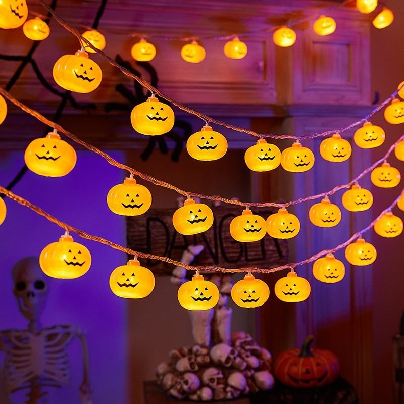 Guirlande LED Citrouille Halloween