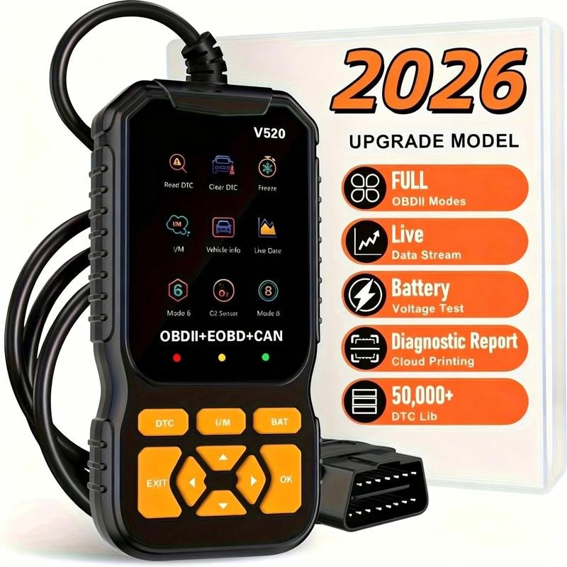 OBD2 Scanner Live Data Professional Mechanic OBDII Diagnostic Code Reader Tool