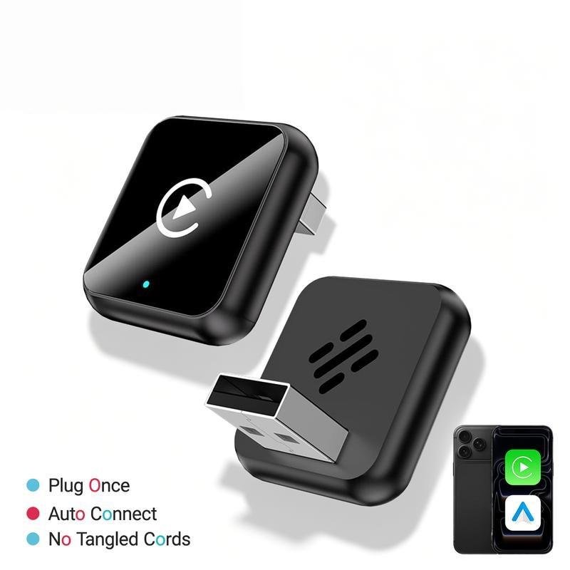 2026 Wireless carplay Adapter for i Phone-Android,Hands-Free Call