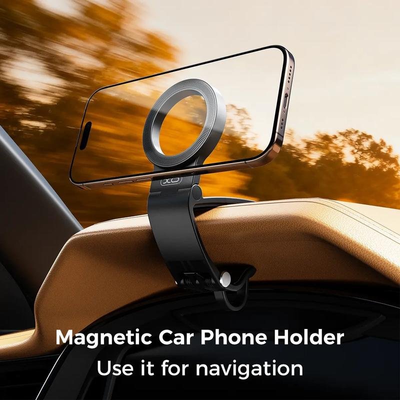 Magnetic Car Phone Mount, Hands Free Cell Phone Holder Clip Car Accessories fit