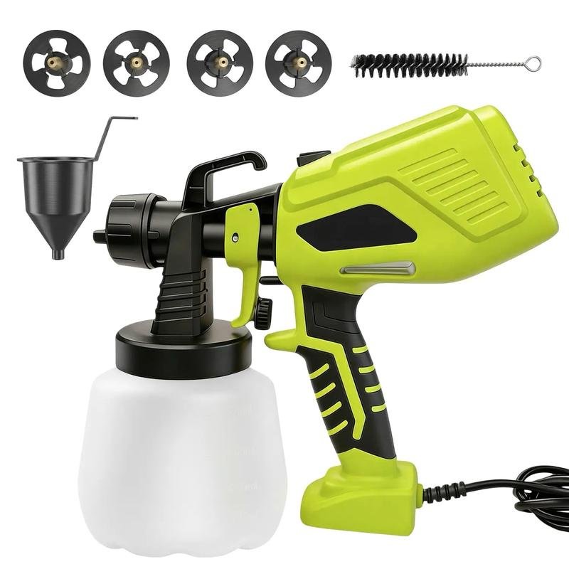Paint Sprayer, Accessory1200ml Large Capacity Spray Gun andcleaning tools