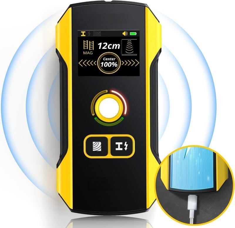 Wall Detector Stud Finder Portable Precise Positioning TFT Display