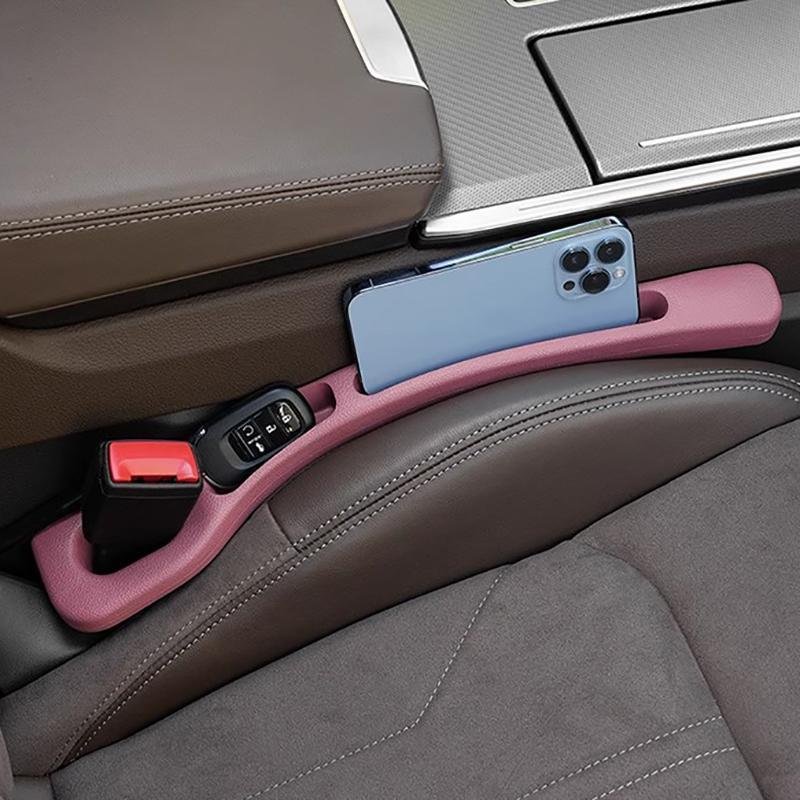 Car Seat Gap Filler Organizer, Waterproof Seat Gap Filler Strip, Grooved Seat