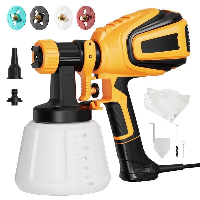 Paint Sprayer, HVLPPaint Sprayerwith Cleaning Blowing Connector