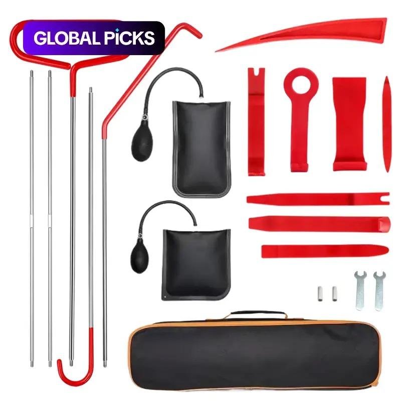 Portable Car Repair Tool Kit for Car Door & Tire, 1 Set Emergency Car Fastener