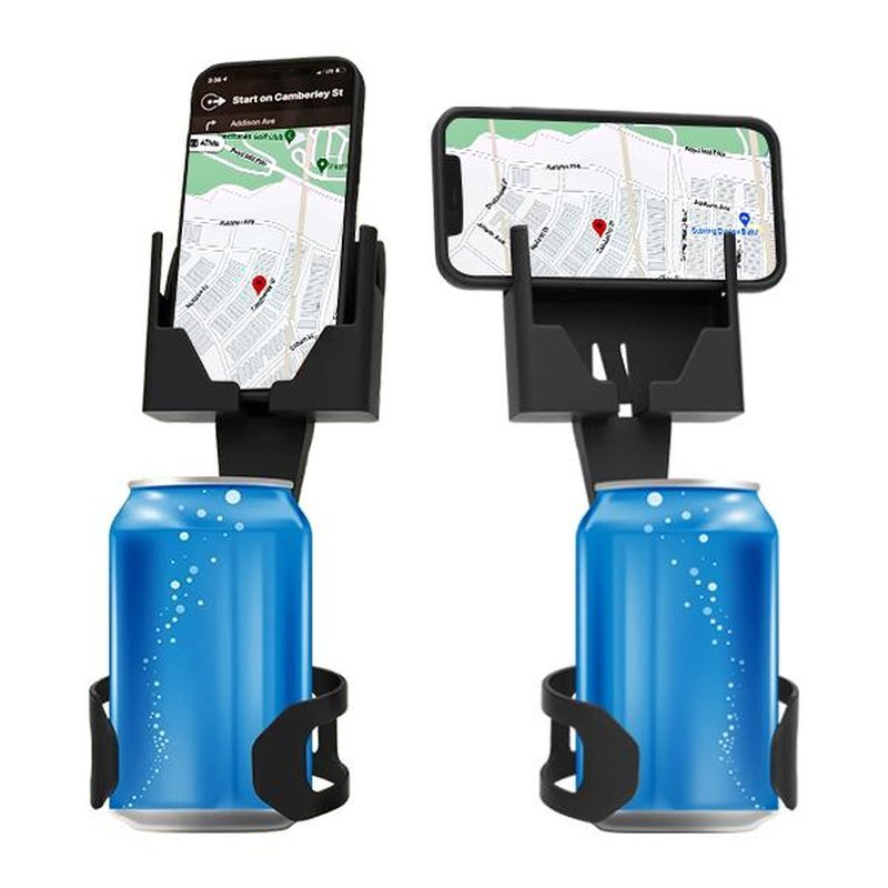 Cell Phone Seats - Cell Phone Mount for Cup Holder - Holds Any Phone Universal