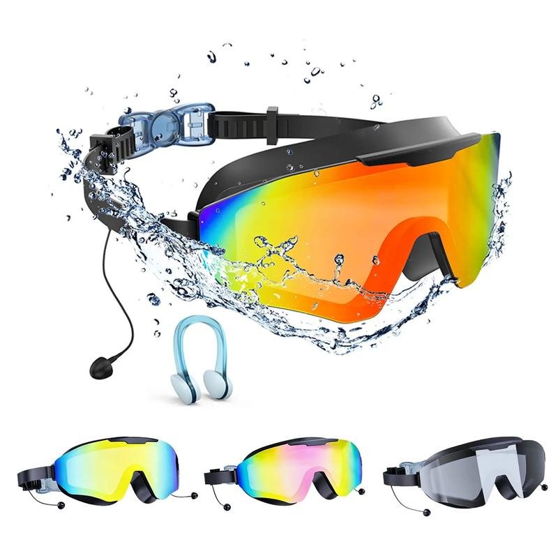 Swim Goggleswith Earplugs Kids4-12 - Anti-Fog UV Protection180