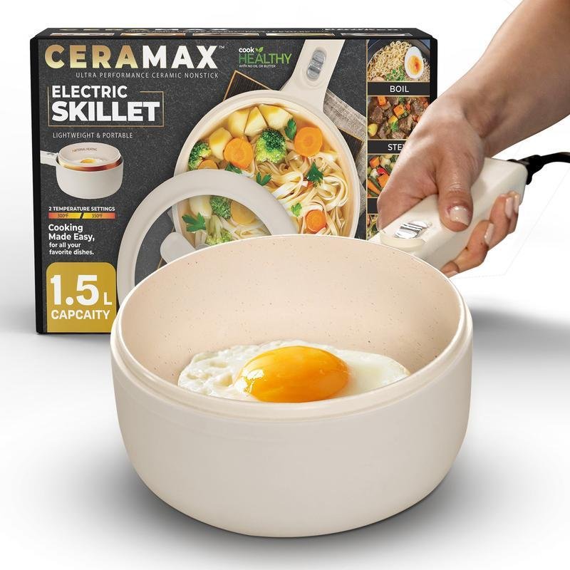 Electric Cooking Pot Non-Stick Ceramic Fry