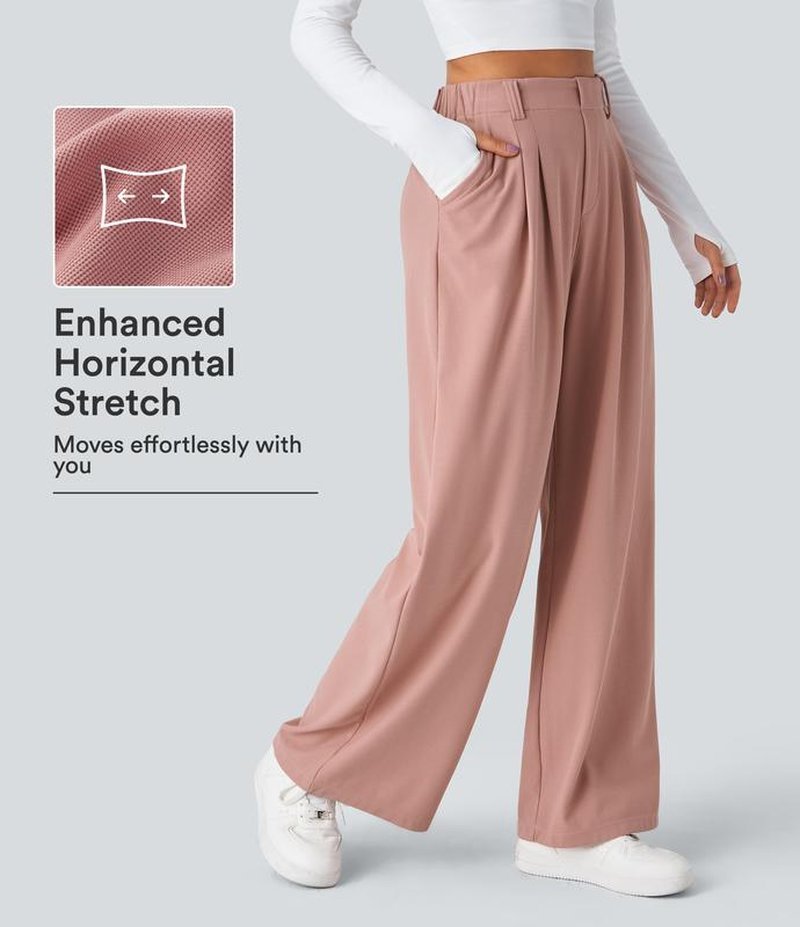 Flex High Waist Pocket Waffle Cargo Pants