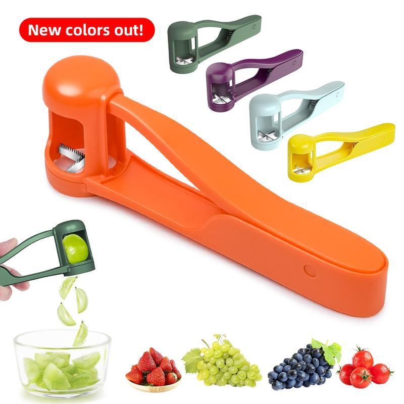 Grape Cutter for Toddlers Stainless Steel Baby Fruit Slicer