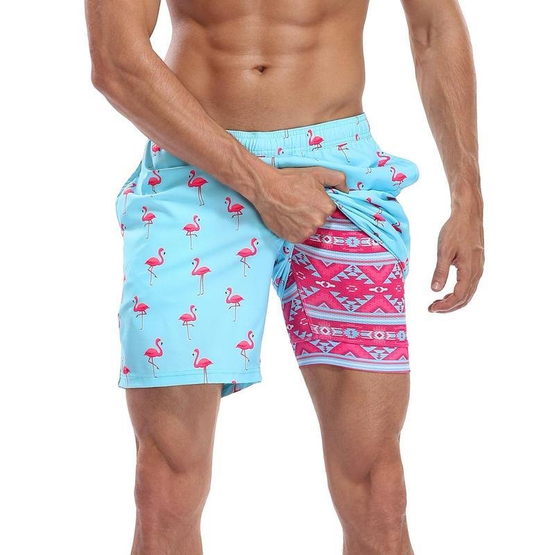 Men's Stylewith Compression - Quick-Dry Sports Shorts
