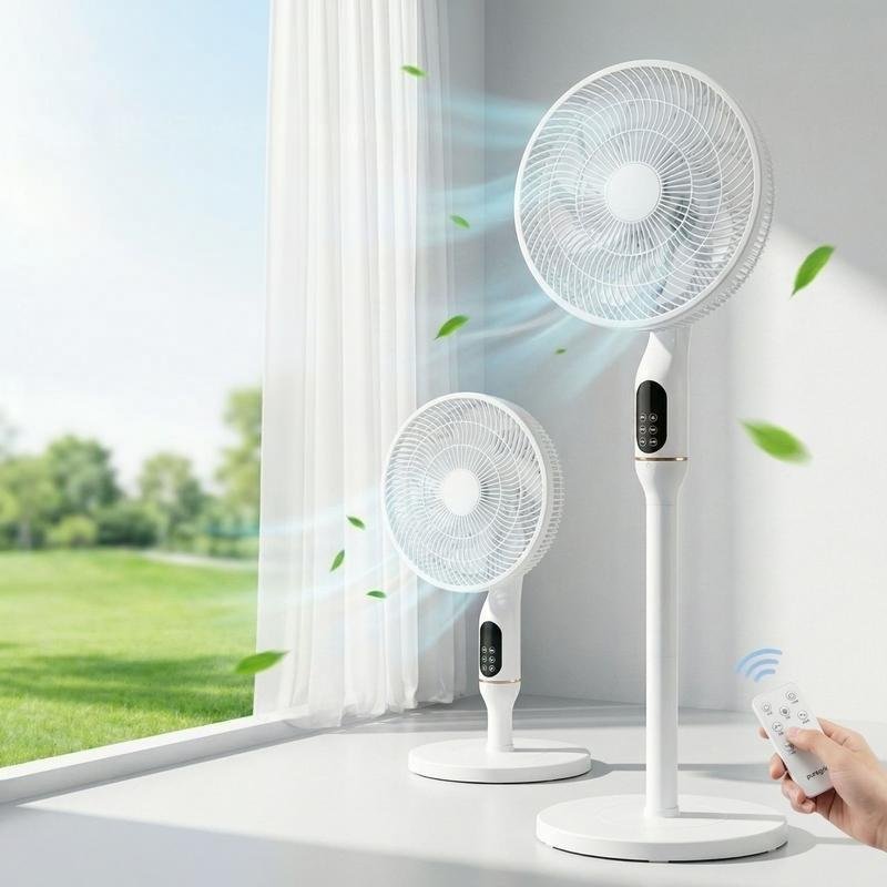Portable Fan, No Oscillating Fan, Foldable Telescopic