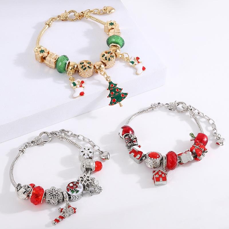 Christmas Gift Crystal Beaded Bracelet2