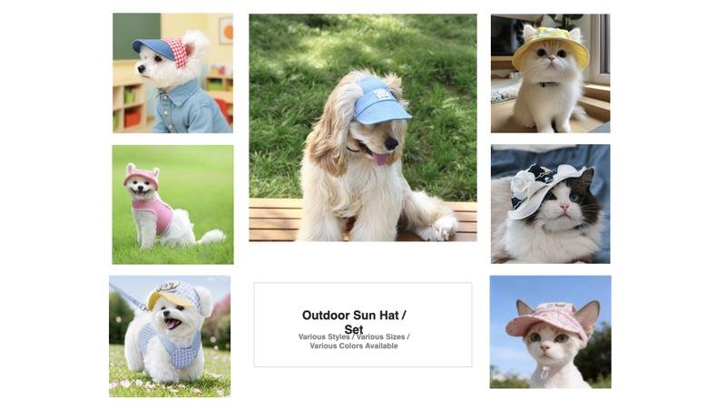 Outdoor Sun Hat Set